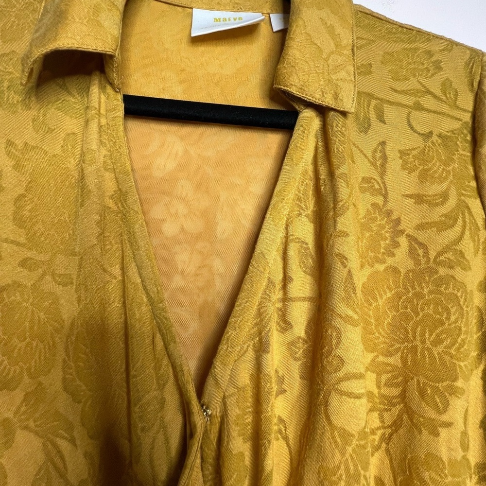 Anthropologie Maeve Lydia Wrap Top Small - Picture 6 of 13